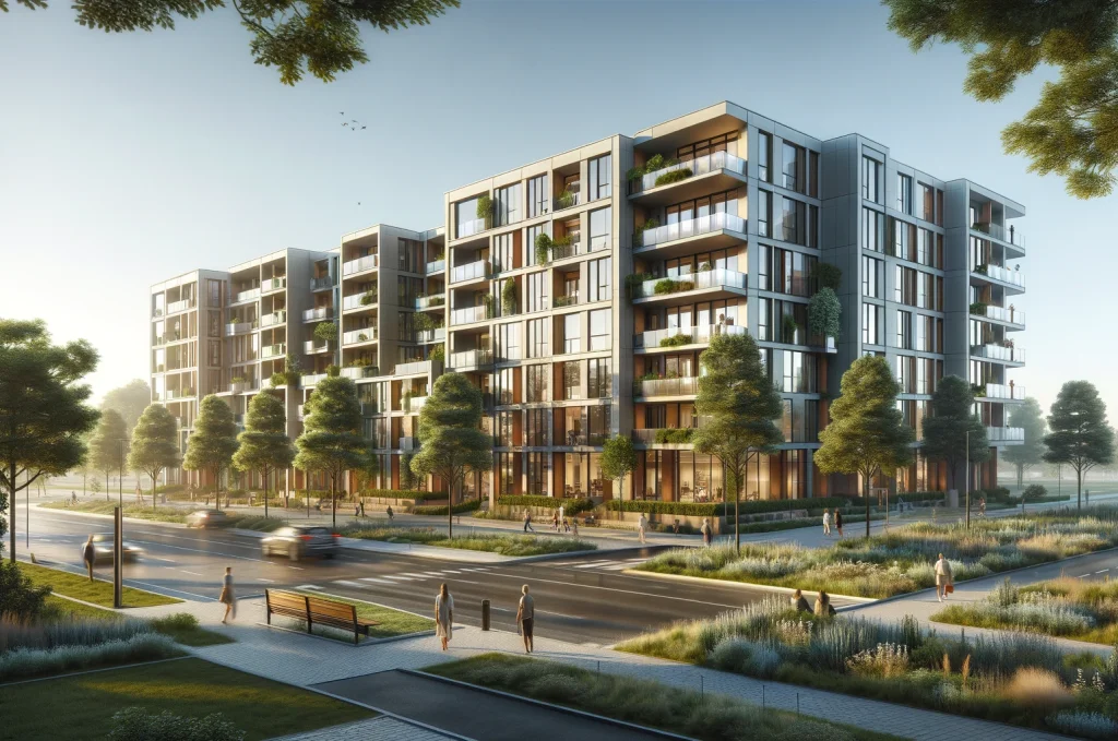 Architectural Visualisation of an apartment complex​